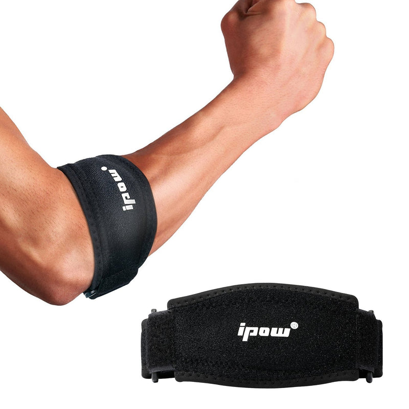 Ipow 2 Pack Elbow Wraps With Compression Cushion For Support, Soft And Breathable, Tennis Elbow Golfer'S Elbow Cuff Bandage Unisex Adjustable For Men And Women - NewNest Australia