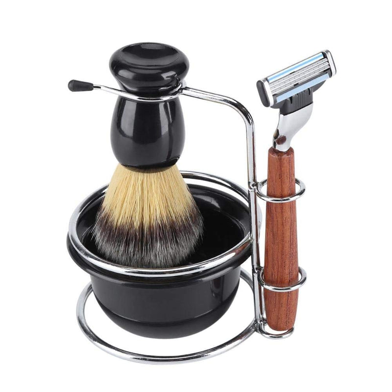 4-In-1 Shaving Brush Set, Shaving Bowl Shaving Set With Shaving Brush, Soap Dish And Holder, Shaving Gift Set, Shaving Soap Bowl, Professional Men'S Manual Razor Set, Manual Razor Stainess - NewNest Australia