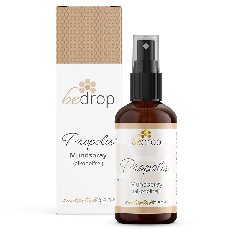 Bedrop Propolis Extract Spray As A Mouth Spray 30 Ml Alcohol-Free And Water-Soluble - Also Suitable For Children And Animals - Pure Beekeeper Quality, No Alcohol, No Additives 30 Ml (Pack Of 1) - NewNest Australia
