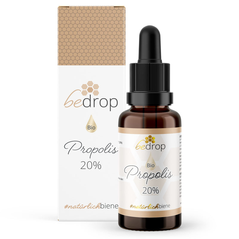 Organic propolis drops 20% high dosage - propolis extract directly from the beekeeper - organic quality, without additives 30 ml (pack of 1) - NewNest Australia