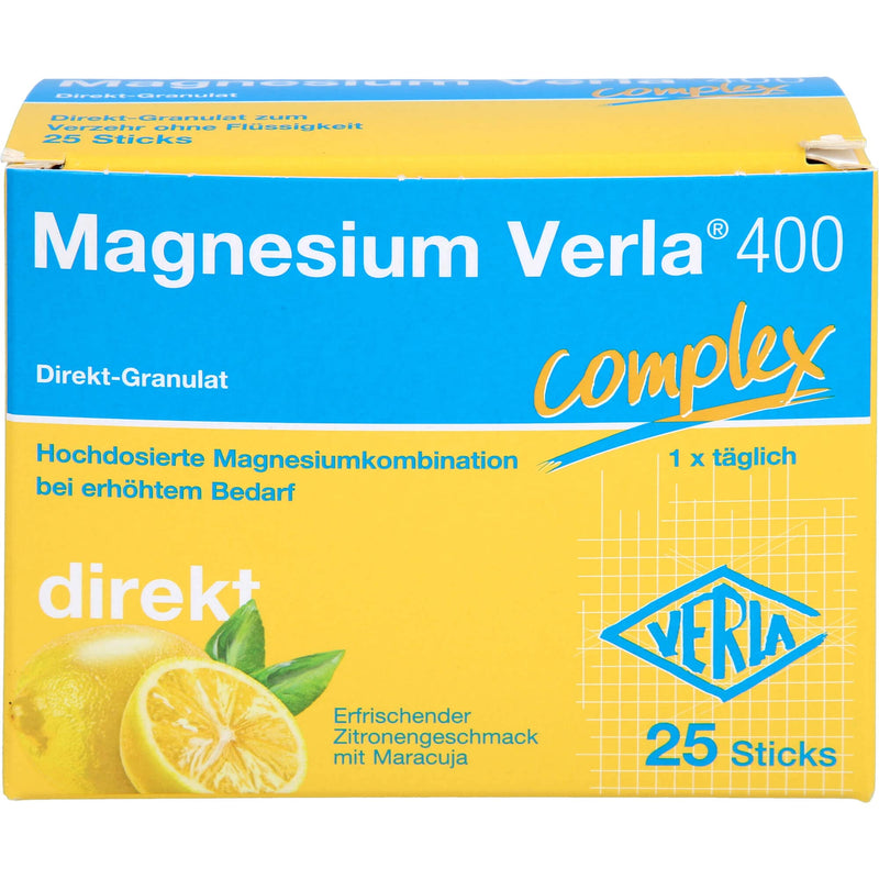 Magnesium Verla 400 direct granules, 25 pieces - NewNest Australia