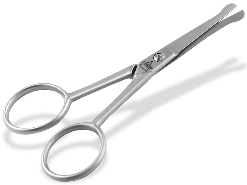Beard Scissors Nose Hair Scissors Stainless Steel Beard Care Scissors Ear Hair Scissors Mustache Scissors With Rounded Ends For Shortening Ear Hair, Nose Hair And Beard Hair 10.5 Cm - NewNest Australia