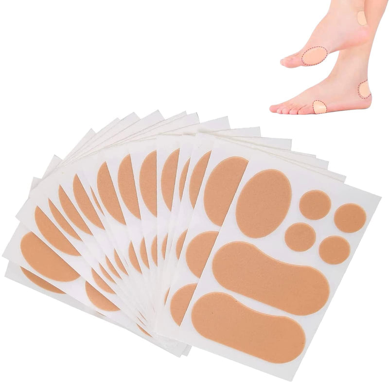 Moleskin Feet Adhesive Pads 15 Sheets Waterproof Non-Slip Heel Stickers Foot Care Tool High Heel Stickers to Prevent Scuffing Blisters - NewNest Australia