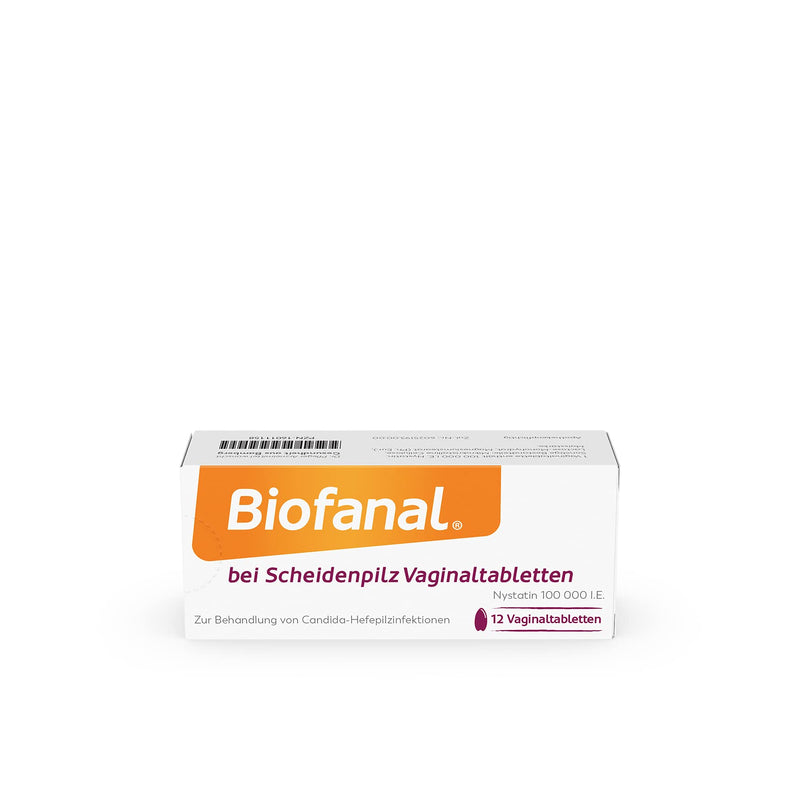 Biofanal for vaginal thrush vaginal tablets: For fungal infections of the vagina with the active ingredient nystatin, 12 vaginal tablets 12 tablets - NewNest Australia