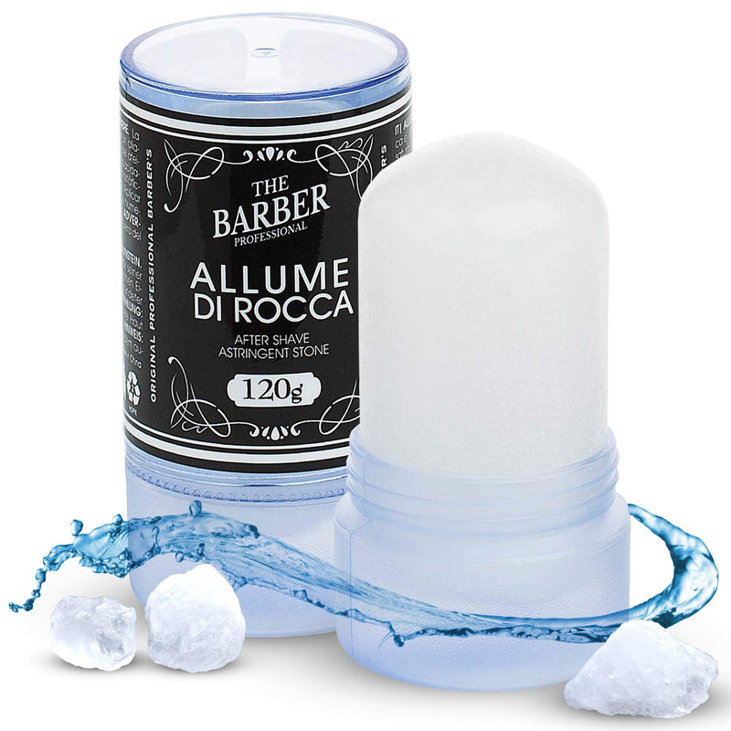 Alum Stone Large 120g - Alum when shaving as an aftershave, blood-stopping alum stick, soothes the skin after shaving - has an antiseptic effect, barber blood stopper, deodorant and alum after shave 120 g (pack of 1) - NewNest Australia