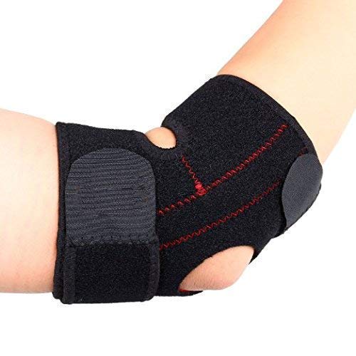 Elbow Bandage, Neoprene Tennis Elbow Support Fitness Breathable Tennis Elbow Protection With Double Spring Stabilizers, Elbow Support With Velcro Fastening For Strength Sports - NewNest Australia