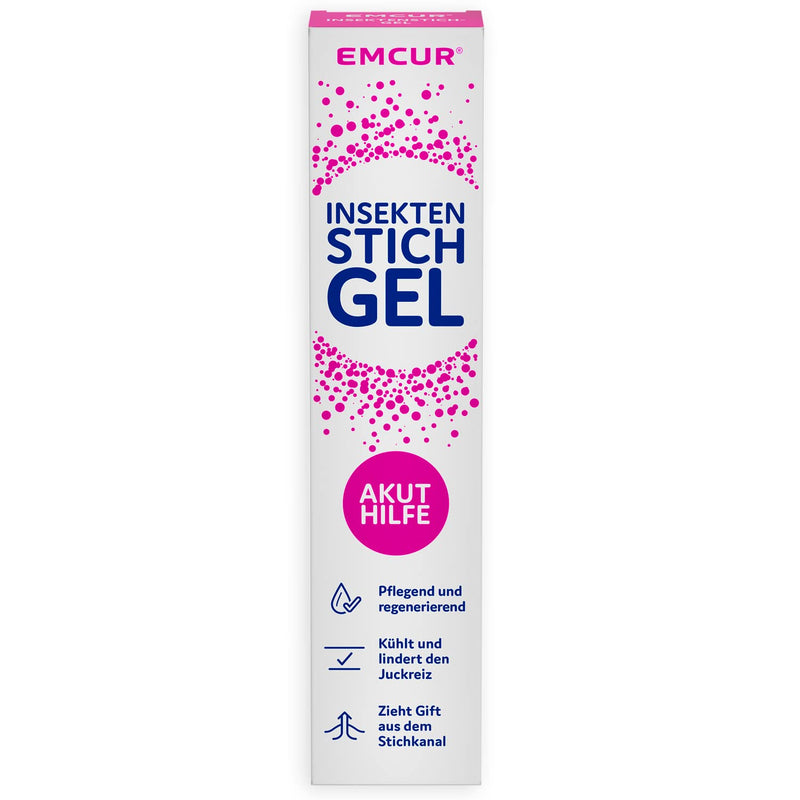 Emcur Insect Bite Gel | Nourishes And Soothes | Cools And Relieves Itching | Disinfectant | Pulls Insect Poison From The Stitch Channel | Vegan Gel After Insect Bites | 20Ml - NewNest Australia