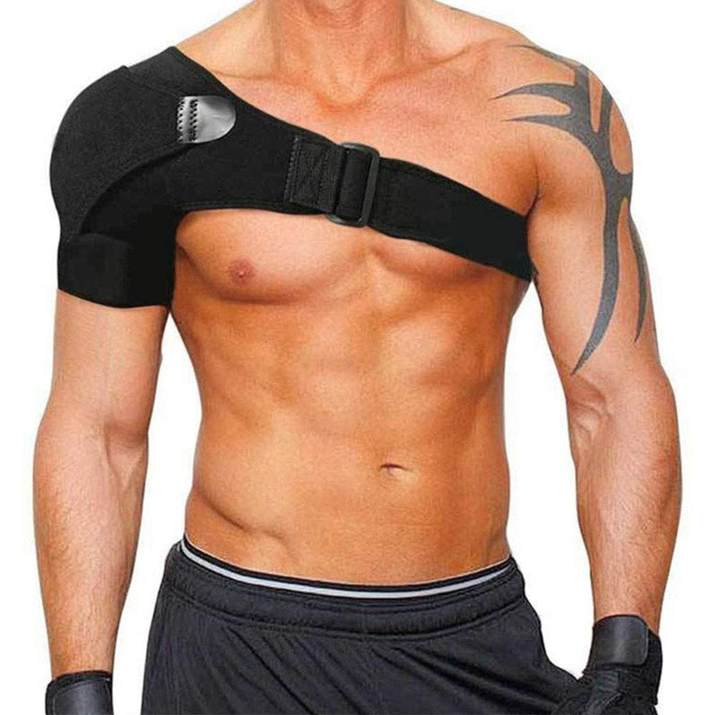 Adjustable Shoulder Brace Shoulder Guard Shoulder Strap Universal For Right And Left Shoulder Women And Men For Ac Joints, Tendonitis, Sports Injuries Pain Relief - NewNest Australia