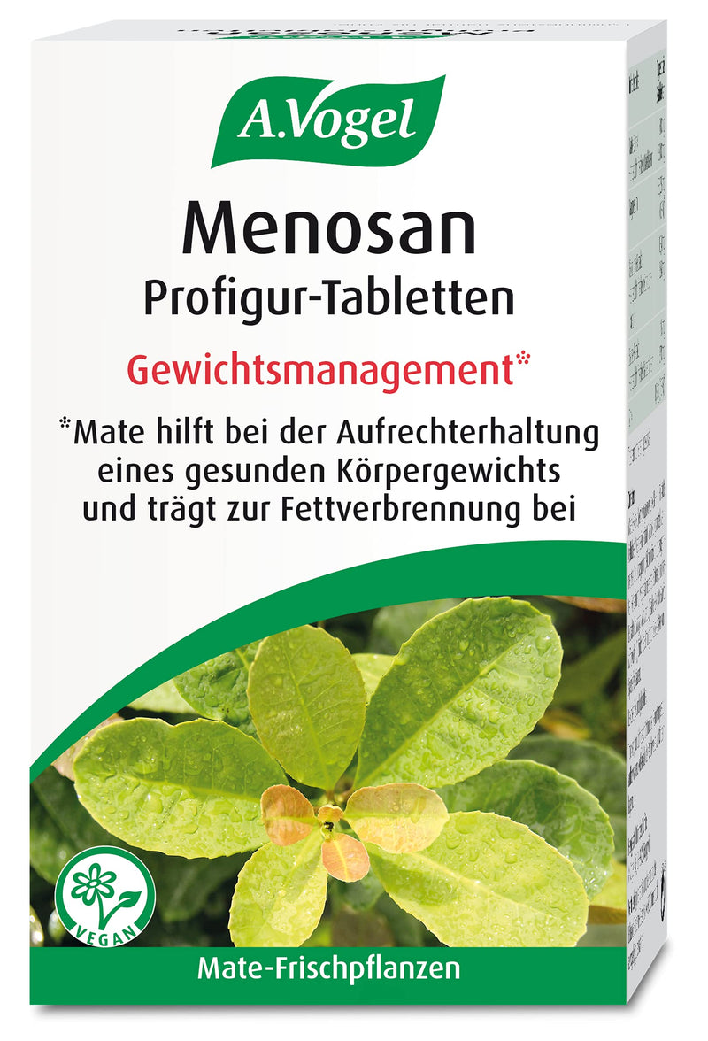 A.Vogel Menosan Profigur Tablets Pack Of 60 | Dietary Supplement With Mate | Weight Management During Menopause | Zinc - Magnesium - Mate - Sage | Gluten Free - Lactose Free - Vegan - NewNest Australia