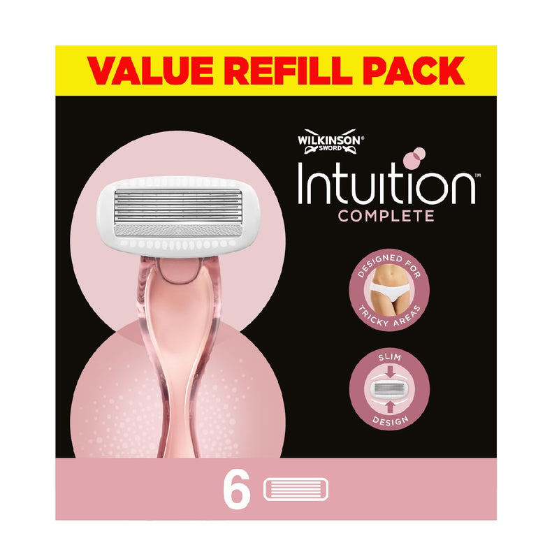 Wilkinson Sword Intuition Complete Women's Razor Blades, Pack of 6 - NewNest Australia