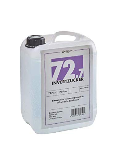 Zw√∂Nitz Brewery Invert Sugar 5L / Liquid Sugar / Invert Sugar Syrup For Making Liqueurs, Baked Goods & Sweets / Liquid Crystal Sugar / Sugar Syrup 5 L (Pack Of 1) - NewNest Australia