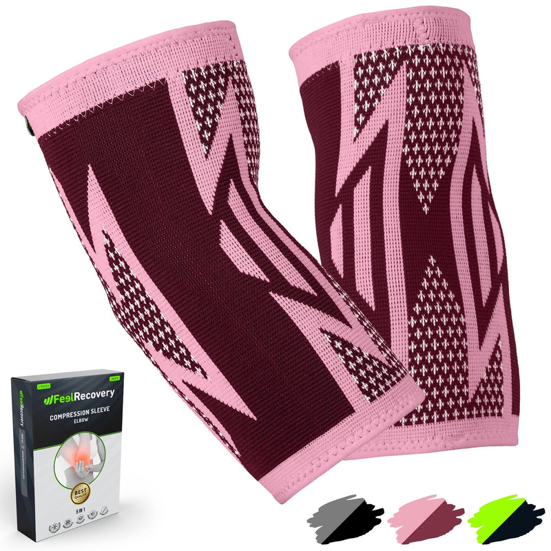 Pack Of 2 Elbow Braces For Men & Women - Elbow Compression Bandage For Tennis Elbow, Golfer'S Elbow Elbow Brace For Tendonitis, Joint Pain - Breathable & Non-Slip - NewNest Australia