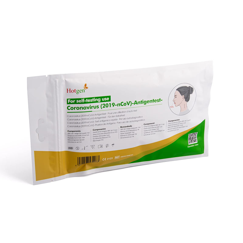 Hotgen Corona rapid test self-test antigen test for SARS-CoV-2, 10 pieces (pack of 1)… 10 pieces (pack of 1) - NewNest Australia
