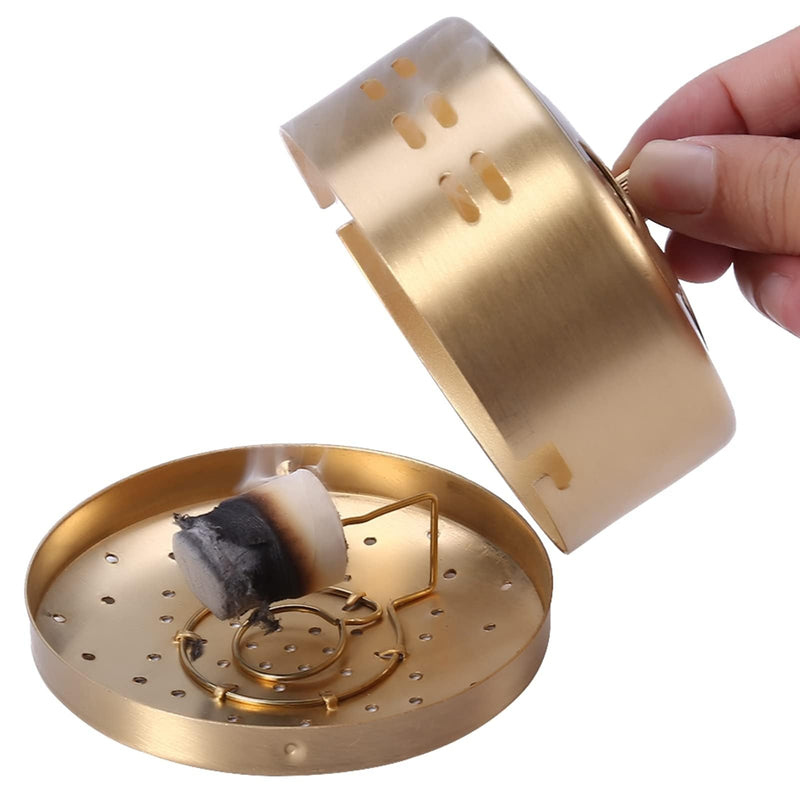 Copper Moxibustion Box 3 Speed Adjustable Thickened Acupuncture Moxa Box Temperature Control Moxa Sticks Burner Holder Moxibustion Burner Tank Health Care For Elderly - NewNest Australia