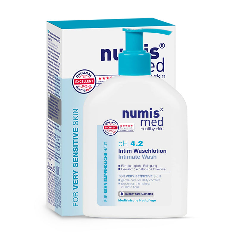 Numis Med Intimate Wash Lotion Ph 4.2 - Skin Soothing Intimate Wash Lotion For Very Sensitive & Sensitive Skin - Intimate Lotion Without Silicones, Parabens & Mineral Oil - Intimate Care (1 X 200 Ml) - NewNest Australia