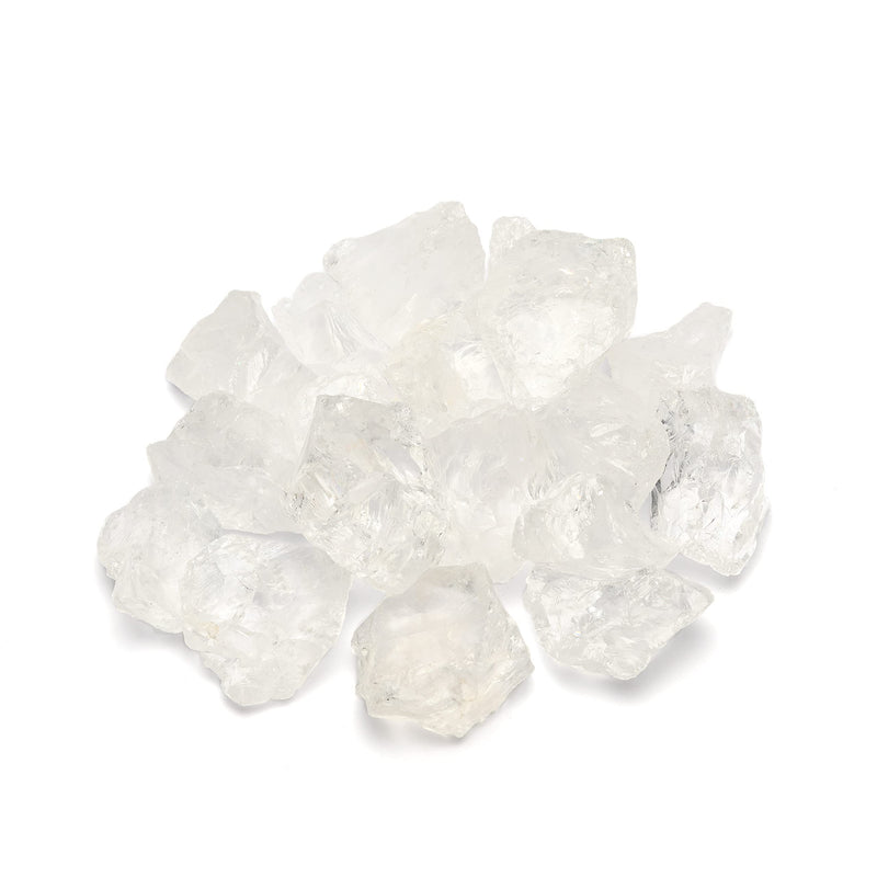 PURAJA rock crystal gemstone set | Natural premium raw stones | Versatile use as water stones, healing stones, chakra stones | Pure crystals 350 g (pack of 1) - NewNest Australia