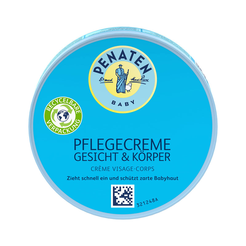 Penaten Penaten Baby Care Cream Face & Body, Baby Care Cream For Moisturizing The Skin, Baby Moisturizing Cream For A Pleasantly Soft Skin Feeling (1 X 100 Ml), 100 Ml - NewNest Australia