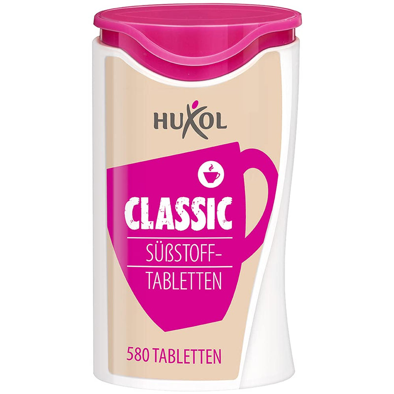 Huxol Classic Dispenser | 580 Tablets | Cyclamate Saccharin | Sugar Substitute | Sweetener | Vegan | Lactose Free | Naturally Gluten Free | Halal | Low In Calories - NewNest Australia