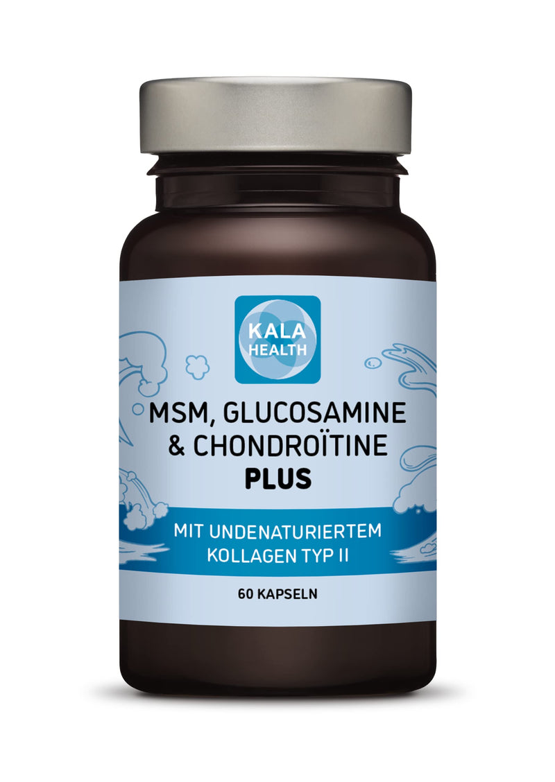 Kala Health Glucosamine & Chondroitin + Opti Msm High Dosage Unique 100% Vegan Formula With Five High-Quality Branded Ingredients - Unique Combination Of Ingredients For Joints - NewNest Australia