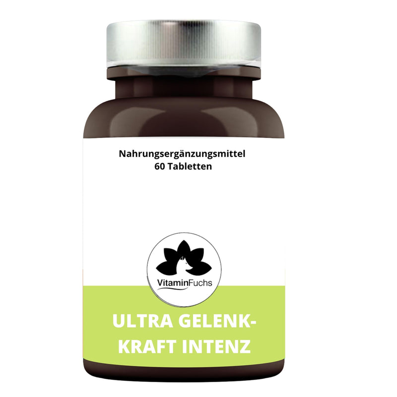 Ultra Joint Strength Intenz tablets high dosage - 100 mg hyaluronic acid per daily dose, ideal for joints, 60 tablets from VitaminFuchs - NewNest Australia