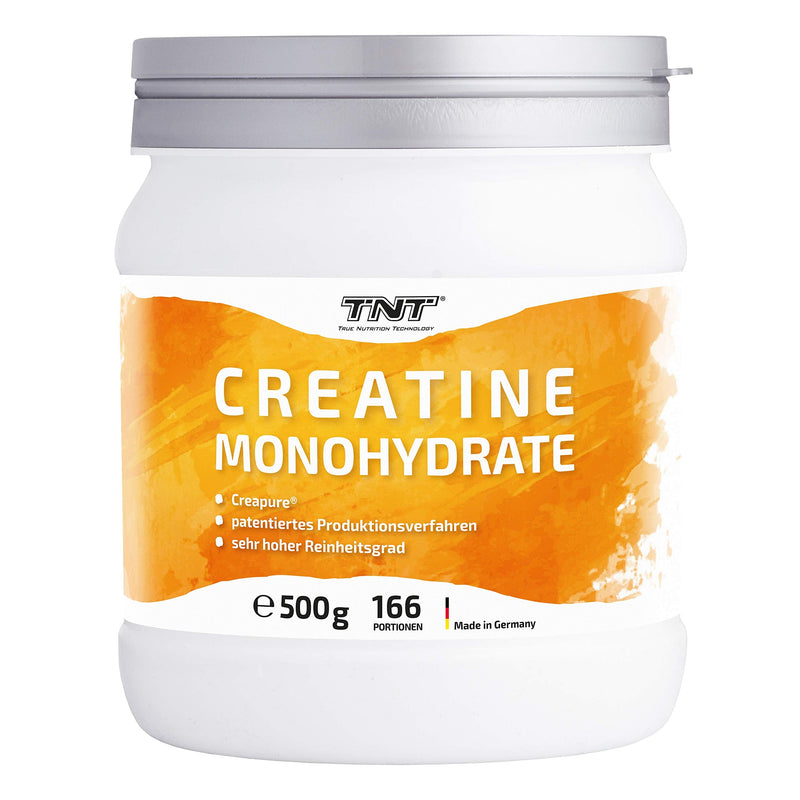 TNT Creatine Monohydrate (500g) • Pure Creapure ® • Vegan Creatine Powder • Creatine Monohydrate without additives 500g (pack of 1) - NewNest Australia