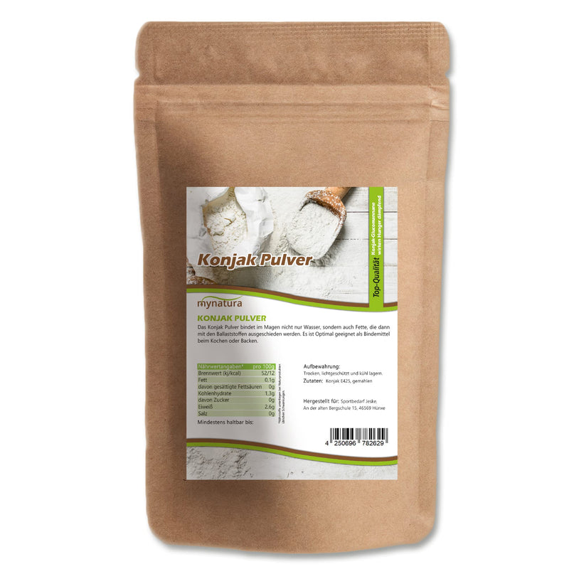 Mynatura Konjac Powder I Root Powder I Konjac Root I Konjac Flour I Gluten Free I Konjac Powder Flour Alternative I In Bag (1000g) 1.00 kg (Pack of 1) - NewNest Australia