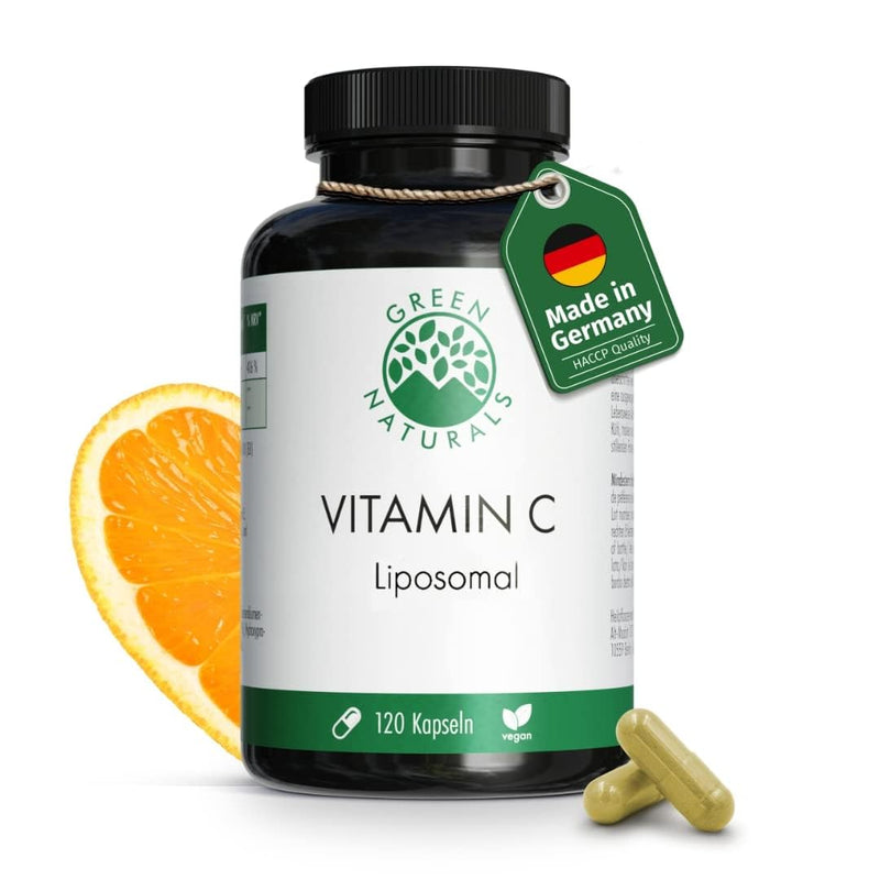 Real liposomal vitamin C (120 capsules) - 100% vegan - 0% additives - German production - supply for 4 months - NewNest Australia