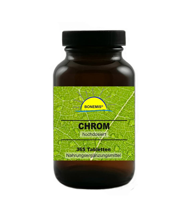 Chromium (chromium picolinate), 365 vegan tablets of 250 mcg, without unwanted additives, Bonemis® - NewNest Australia