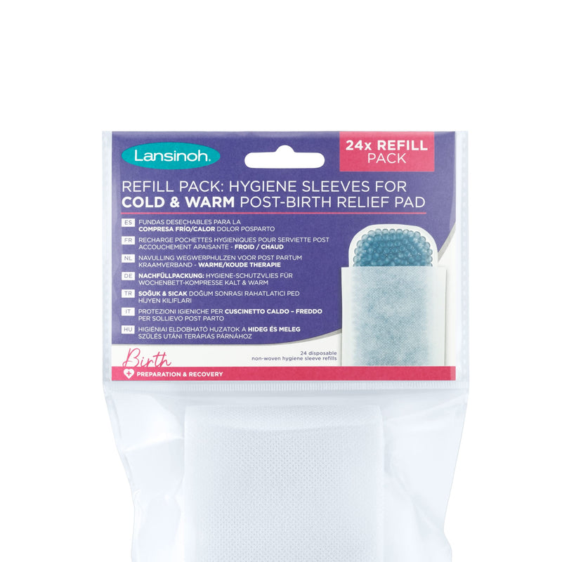 Lansinoh Refill Pack Hygiene Protective Fleece – Pack of 24 – for Lansinoh Postpartum Compresses Cold and Warm - NewNest Australia