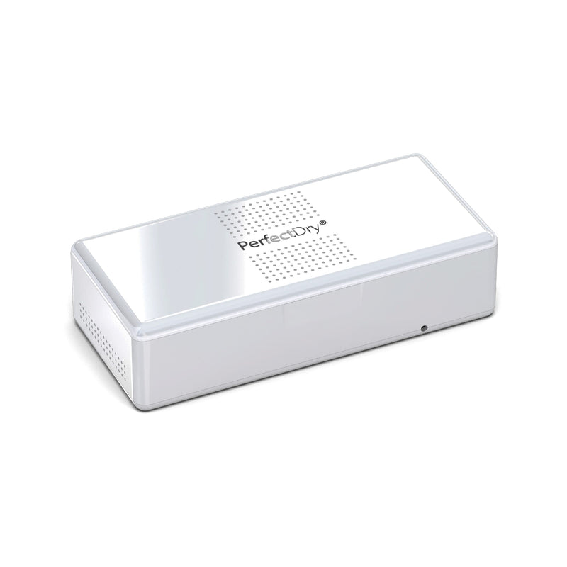 Audinell Perfectdry Electronic Hearing Aid Dry Box - Spacious Size - Dehumidifier Hearing Aids - Removes Sweat And Moisture - With Temperature Control - Dryer White - NewNest Australia