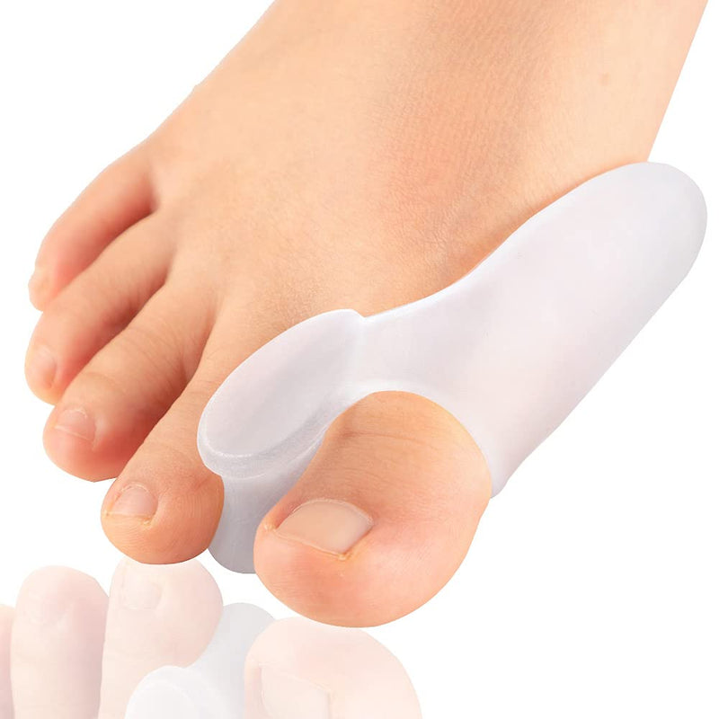 Bukihome Upgrade Pack Of 10 Bunion Cushions Protectors, Sport Bunion Pad & Toe Spacer Set, Bunion Corrector With Separator For The Big Toe, Bunion Relief With Gel Shield For Men And Women (White) - NewNest Australia