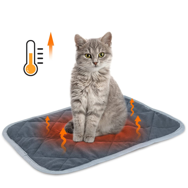 Nobleza Self-Heating Blanket For Cats And Dogs, Pet Heat Mat, Washable Puppy Thermal Blanket, Self-Heating Winter Heat Dog Mat, Dog Non-Slip Heat Blanket, Size S 40 X 50 Cm, L 50 X W 40 X H 1 Cm - NewNest Australia