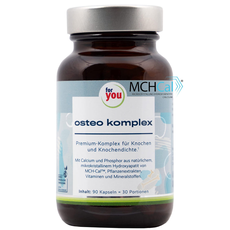 Osteo Complex | Premium Complex For Maintaining Normal Bone & Bone Density | With Natural Calcium & Phosphorus From Hydroxyapatite By Mch-Cal‚Ñ, Plant Extracts, Vitamins, Minerals | Best Before Date 04/24 - NewNest Australia