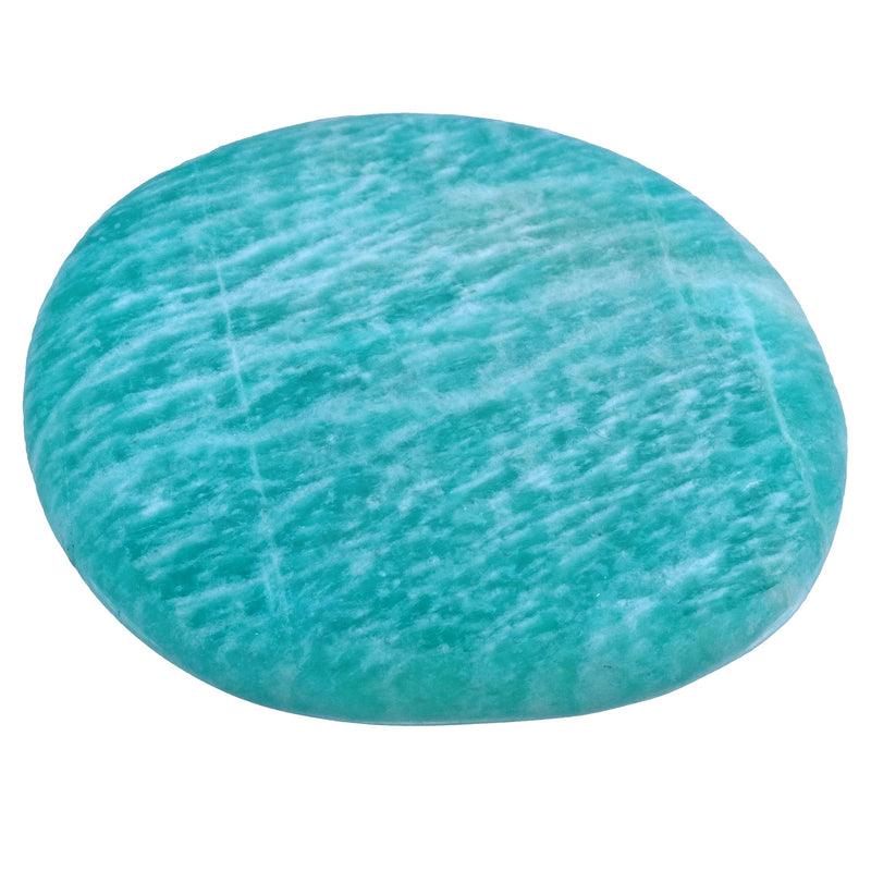Amazonite disc stone | Hand flatterer pocket stone | High quality gemstone Life Source Plus - NewNest Australia