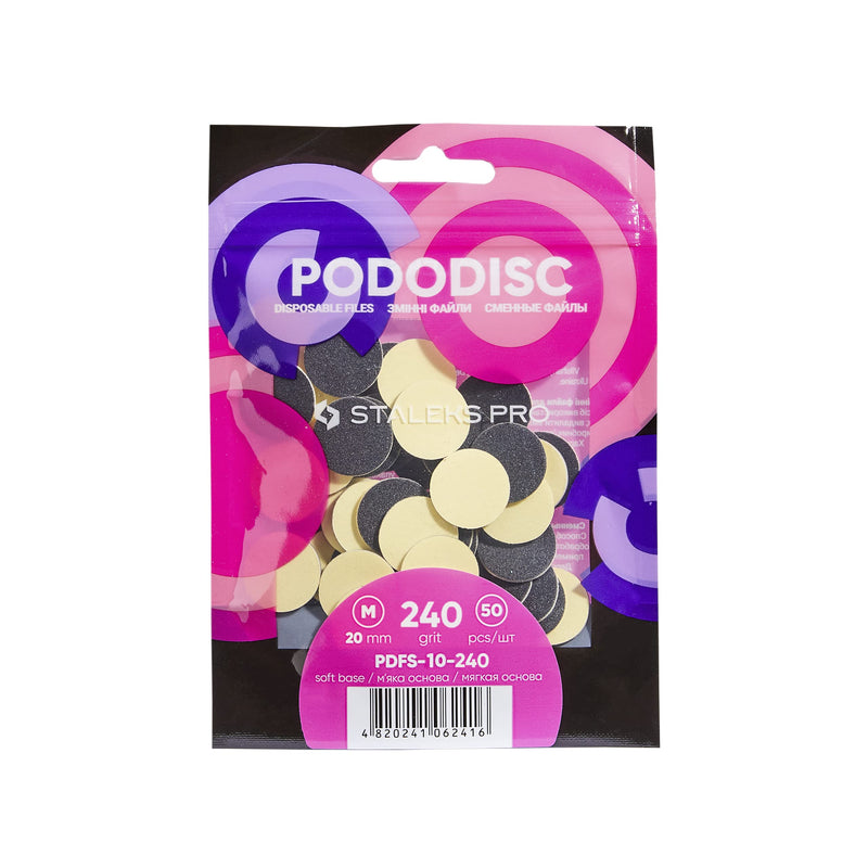 Staleks Pro Expert Professional Disposable Soft Foam Base Replacement Adhesive Pads (Pack of 50) - NewNest Australia