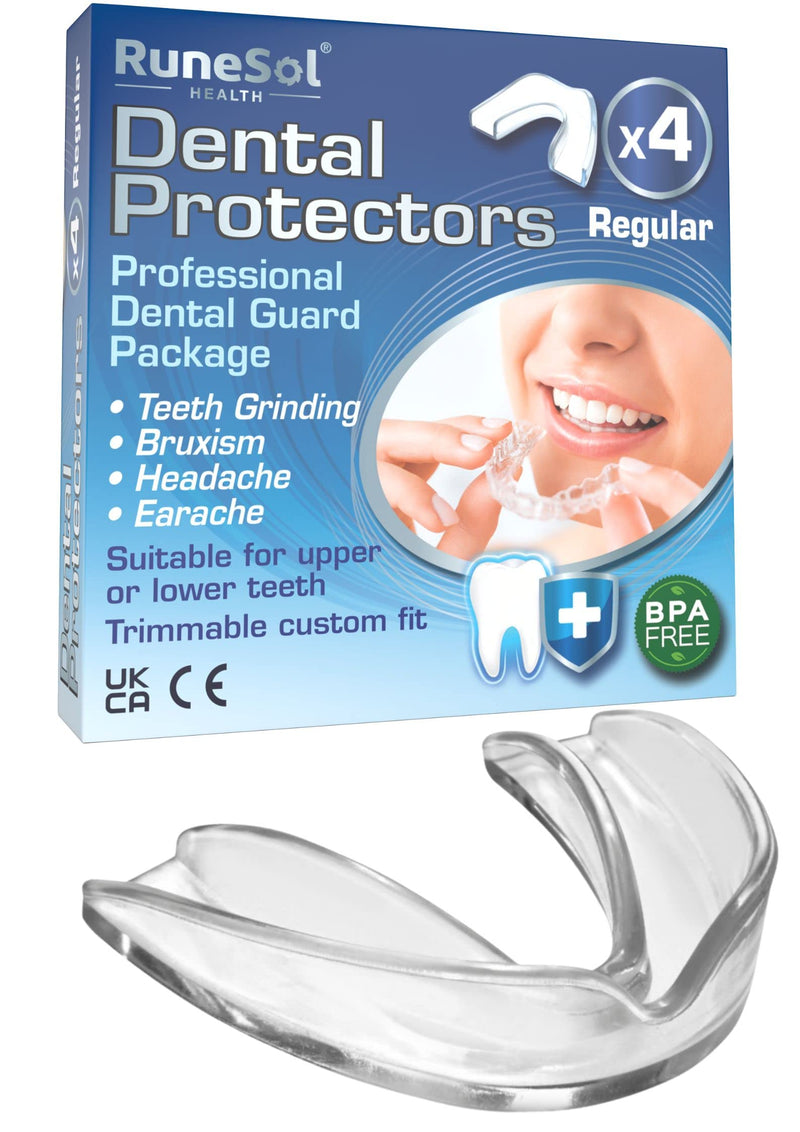 Runesol bite splint against teeth grinding, 4 x normal, teeth splints for grinding, grinding splint for night, bite splint for bruxism, mouth guard, splint, snoring splint - NewNest Australia
