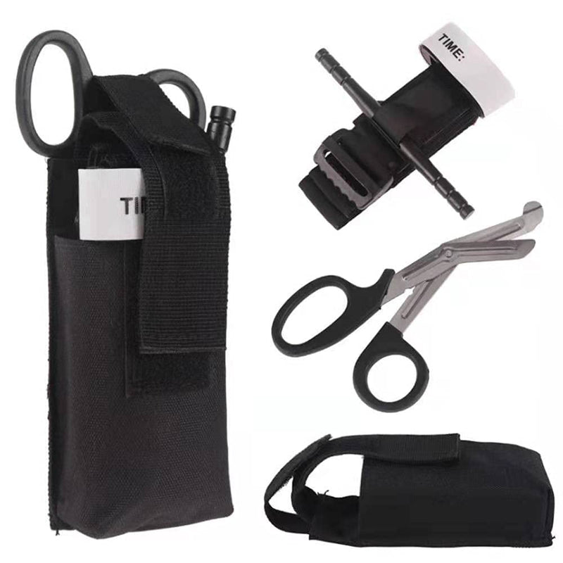Feloyal Torniquete & Bolsa Tactico & Emt Tijeras Medicas T√°Ctica Accesorios Kit De Emergencia De Caza Y Senderismo, Para Exteriores Emergencias Graves Y El Control De La P√©Rdida De Sangre Senderismo - NewNest Australia