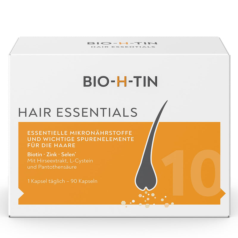 BIO-H-TIN Hair Essentials – micronutrient capsules for hair full of wow, 90 capsules for 3 months, 90 pieces (pack of 1) - NewNest Australia