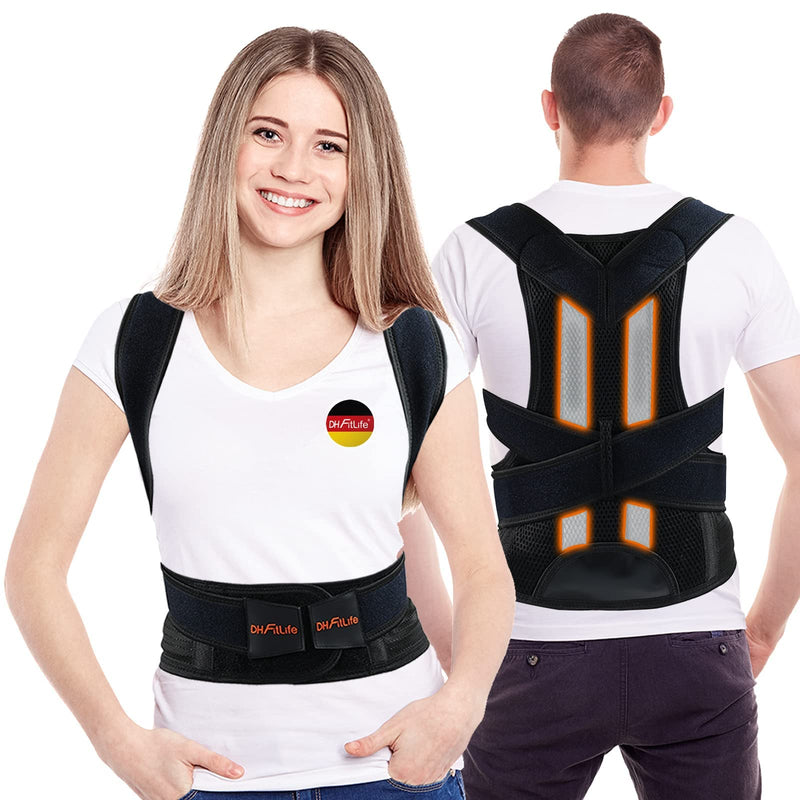 Dh Fitlife Posture Corrector | Back Straightener With Waist | Posture Trainer | Back Trainer | Back & Shoulder Strap | Back Support | Posture Corrector | For Men And Women - NewNest Australia