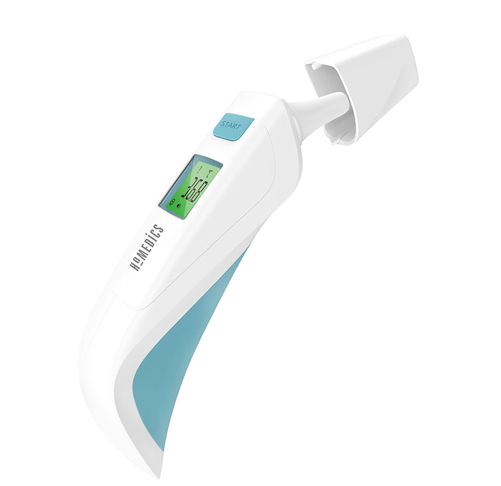 Homedics Contactless Digital Infrared Fever Thermometer For Baby Children Adults - Measure Ear, Forehead And Surface Temperature In 2-5 Seconds (3-In-1 Thermometer) - NewNest Australia