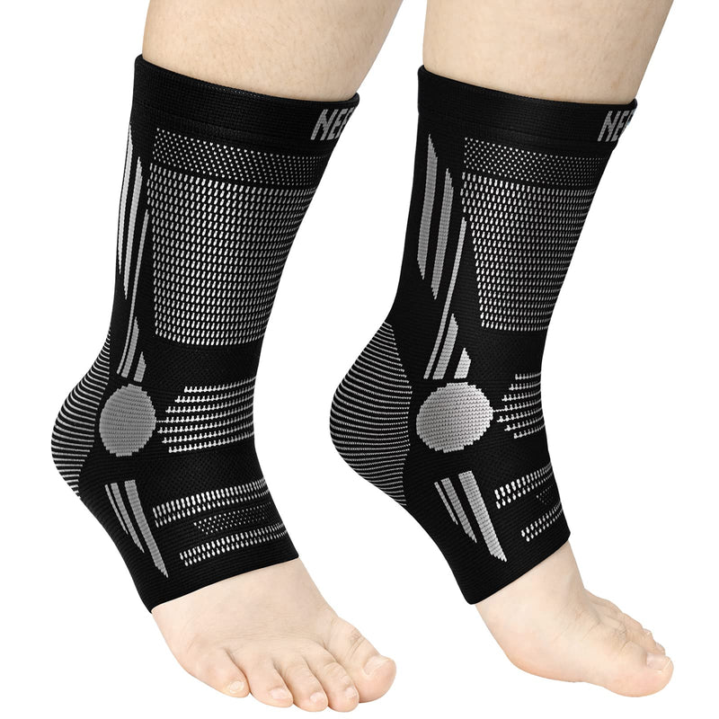 Neenca Professional Ankle Brace Compression Foot Support (Pair) Ankle Support For Stability Achilles Tendonitis, Plantar Fasciitis, Joint Pain, Heel Spurs, Sports - NewNest Australia