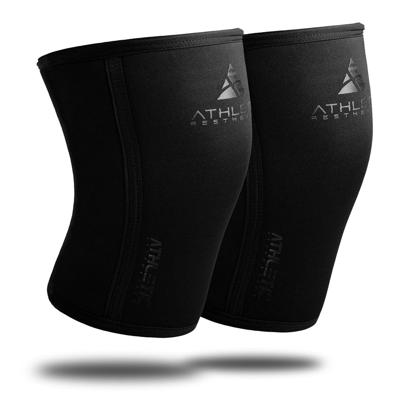 Athletic Aesthetics Knee Sleeves (As A Pair) For Strength Training And Bodybuilding - Knee Sleeves Made Of 7 Mm Neoprene For Squats, Fitness, Weightlifting And Leg Training - For Men And Women - NewNest Australia