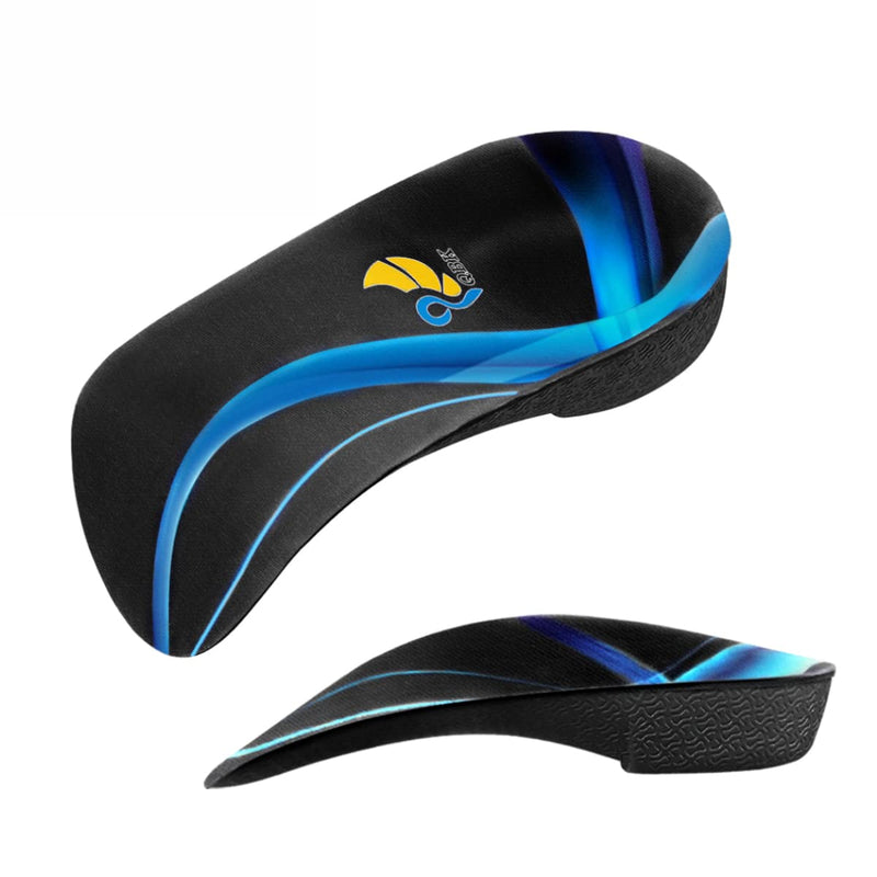 Insole Plantar Fasciitis QBK 3/4 High Arch Support Insoles Flat Feet Orthopedic Insoles Shoes for Heel Spurs Women and Men Achilles Tendonitis Pain Relief, SS: 35-39 - NewNest Australia