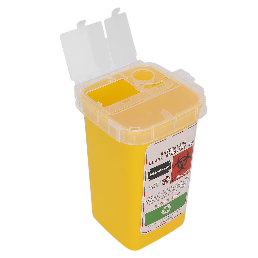 Disposal blade container, blade disposal box, razor blade disposal box, blade container for beauty and personal care (yellow) yellow - NewNest Australia