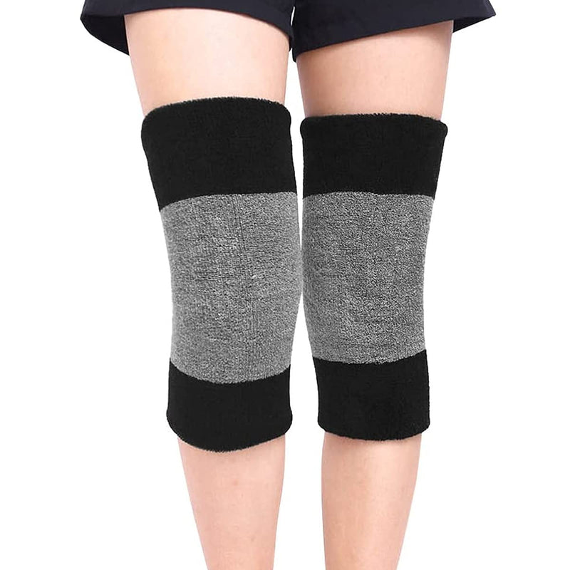 1 Pair Unisex Knee Support, Winter Thermal Knee Support, Knee Warmer, Elastic Knee Pads, Knee Pads Knee Brace For Women, Men, Ideal Support For Osteoarthritis, Tendonitis And Sports - NewNest Australia