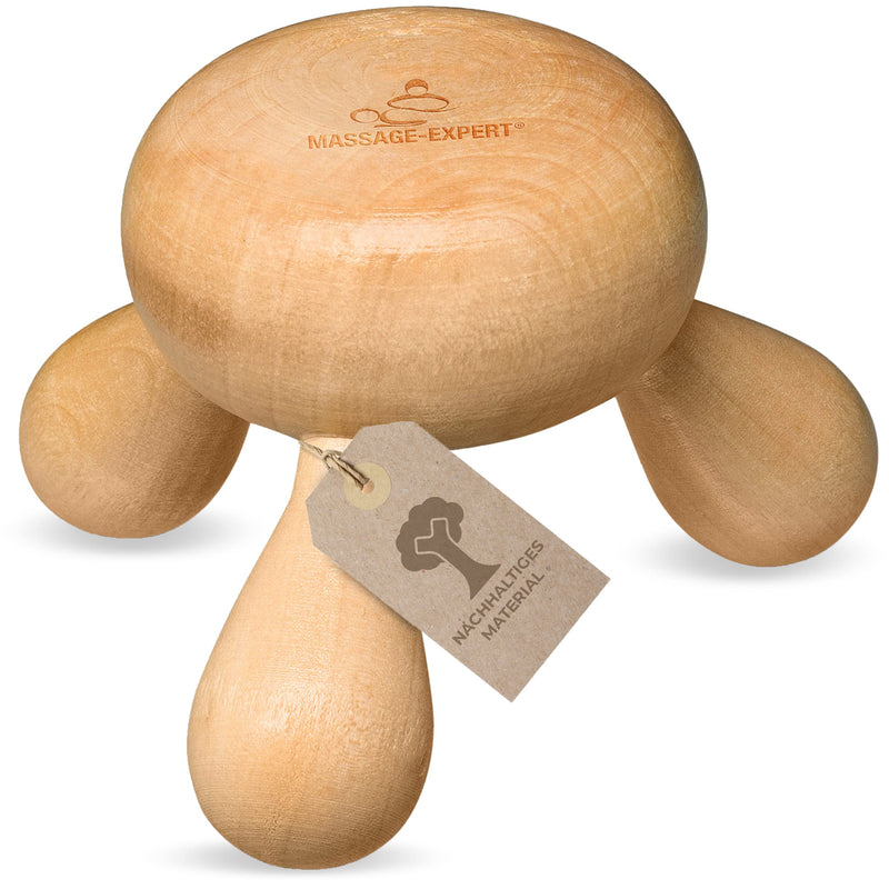 Ergo Massage Aid / Massager Made Of Cherry Wood, Oilproof, Relaxation For Back, Neck, Arms And Legs, Top Hygiene Thanks To Oil-Resistant Painting, Quality From Massage-Expert - NewNest Australia