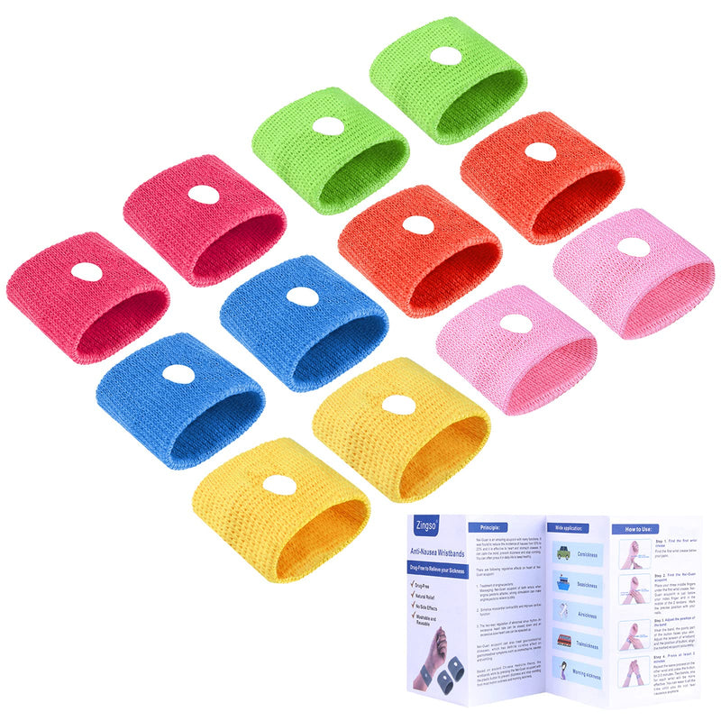 Acupressure Anti-Nausea Bracelet, Pack Of 4 Anti-Nausea Bracelets For Sea Sickness, Pregnancy, Flying, Travel Nausea Without Side Effects, Ideal For Children Adults Holiday And Travel - NewNest Australia