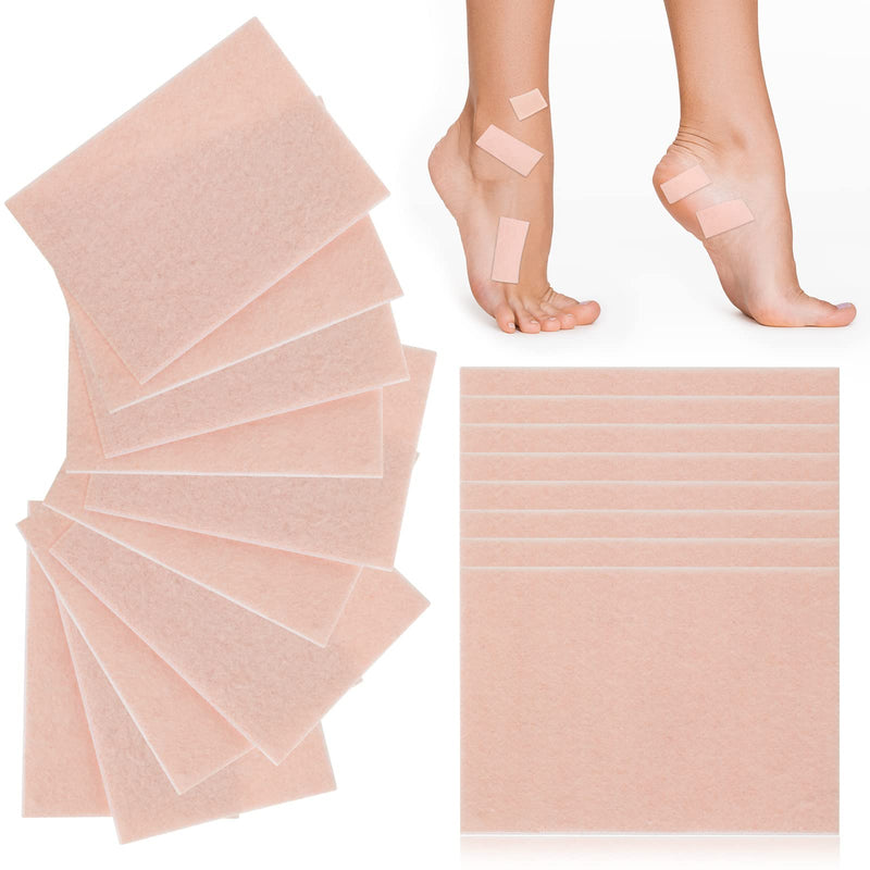 35 Sheets Moleskin Adhesive Tape Moleskin Adhesive Pads Shoes Moleskin Padding Bubble Prevention Tape Bubble Pad For Boots Hiking Reduces Friction Pain Light Brown (Lint) - NewNest Australia