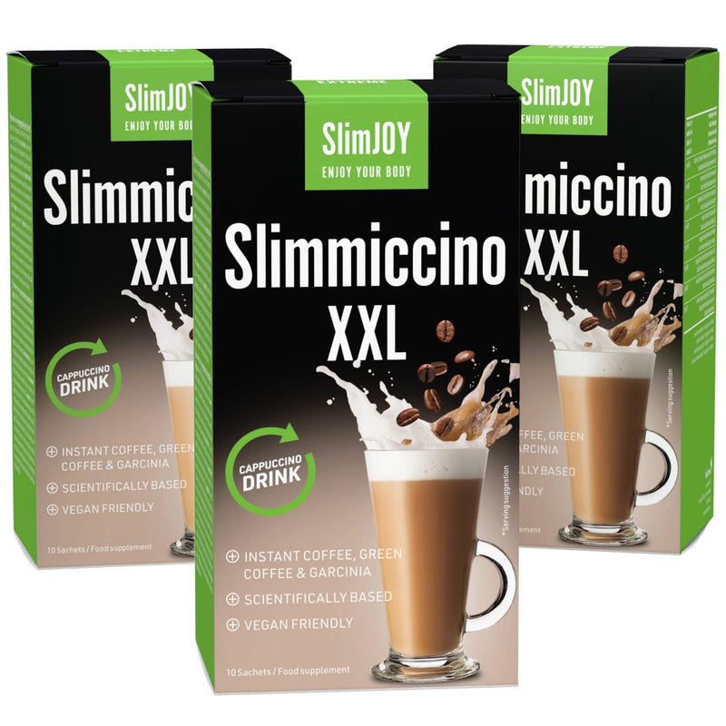 SlimJOY Slimmiccino XXL - with Garcinia Cambogia, green coffee extract and guarana extract (30 bags) 30 bags - NewNest Australia