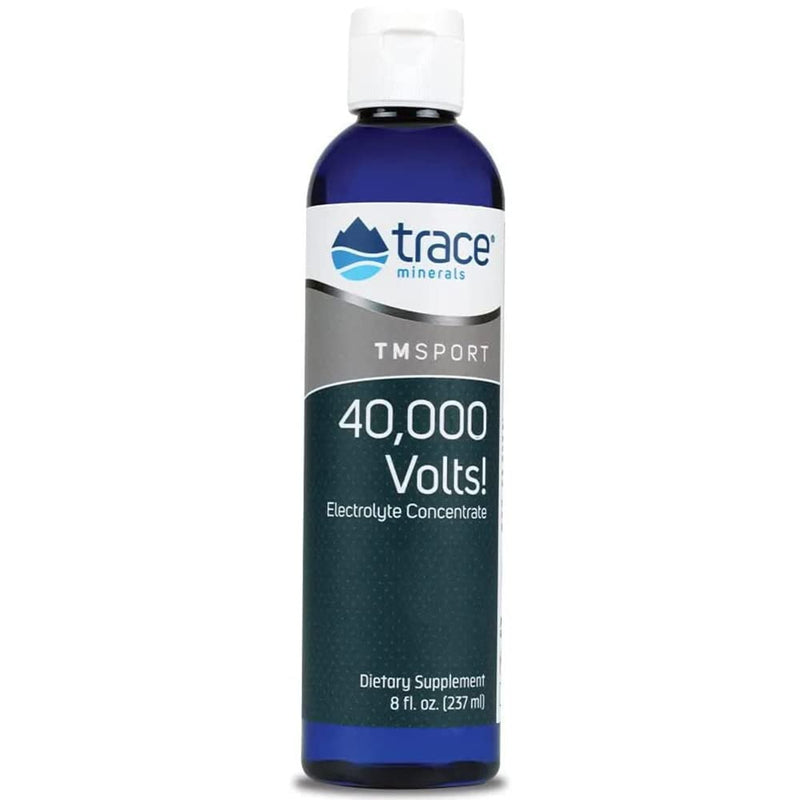 Trace Minerals, 40,000 volts!, electrolyte concentrate, 237ml, mineral mix, laboratory tested, gluten-free, soy-free, vegan - NewNest Australia